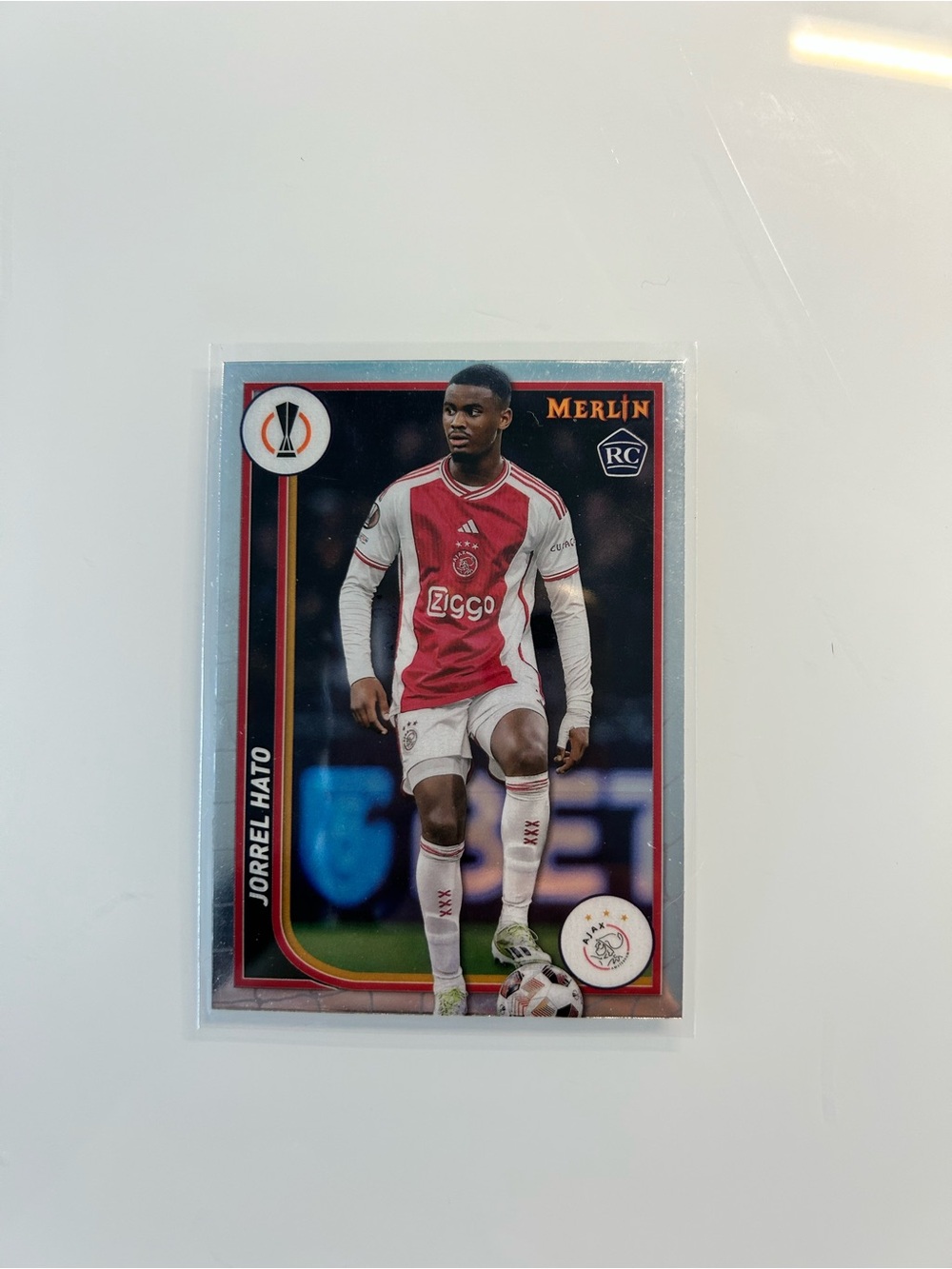 Topps Merlin Jorrel Hato Card — Black, White, Yellow
